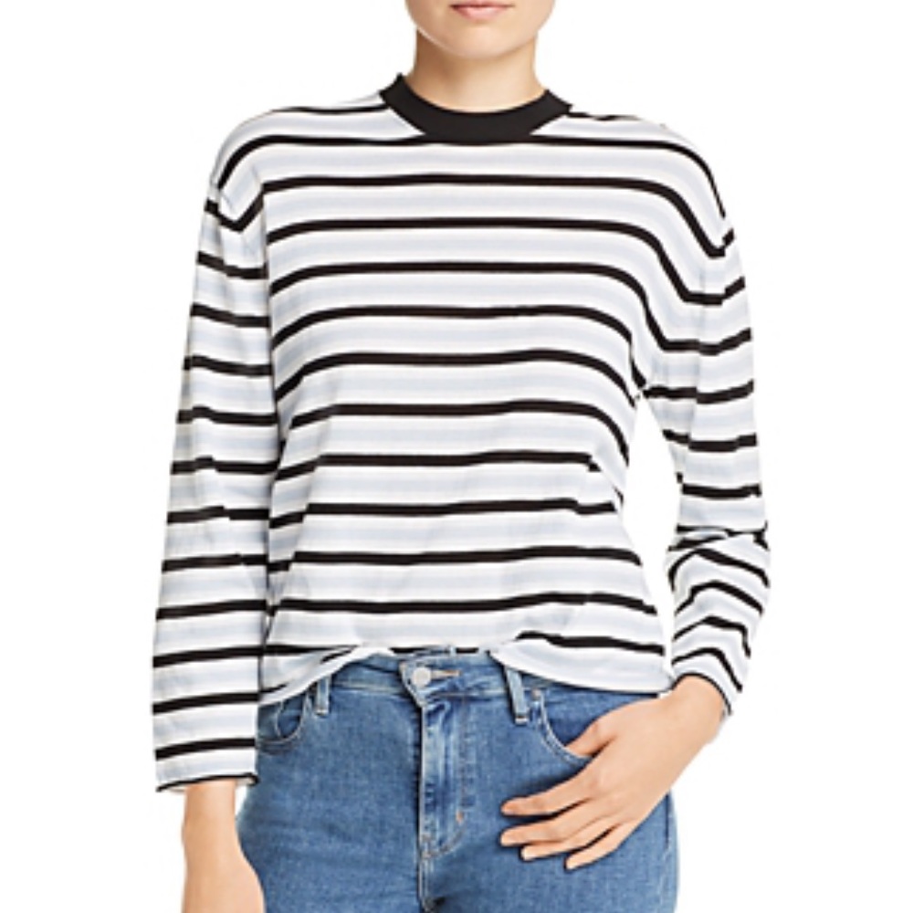 NWT ATM Anthony Thomas Melillo Striped Knot Top